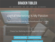 Tablet Screenshot of bradentobler.com